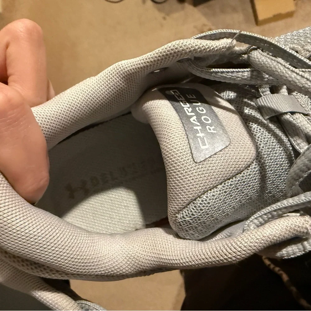 Under Armour Women's Light Gray Sneakers - Picture 7 of 7
